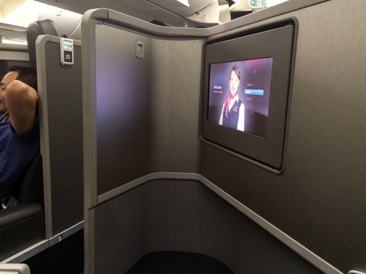 American Airlines 787 Haneda business class 14