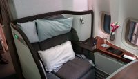 a seat in a plane