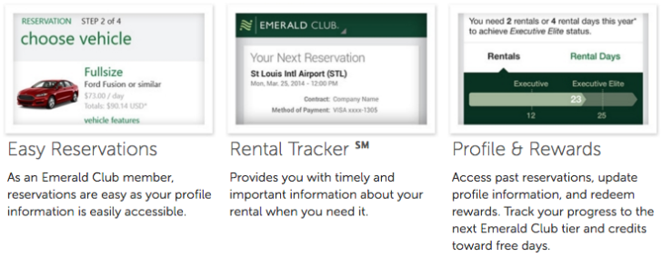 National Car Rental Emerald Club Executive – Go Loyalty Club