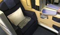 a seat in a plane