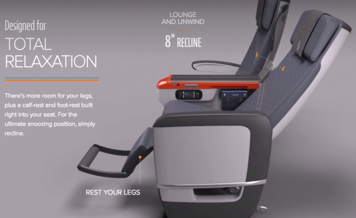 Singapore Airlines premium economy