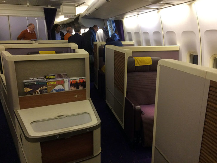 Thai Airways first class 747 BKK-HND 15