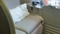 a seat in a plane