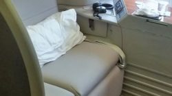 a seat in a plane