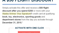 a close up of a discount