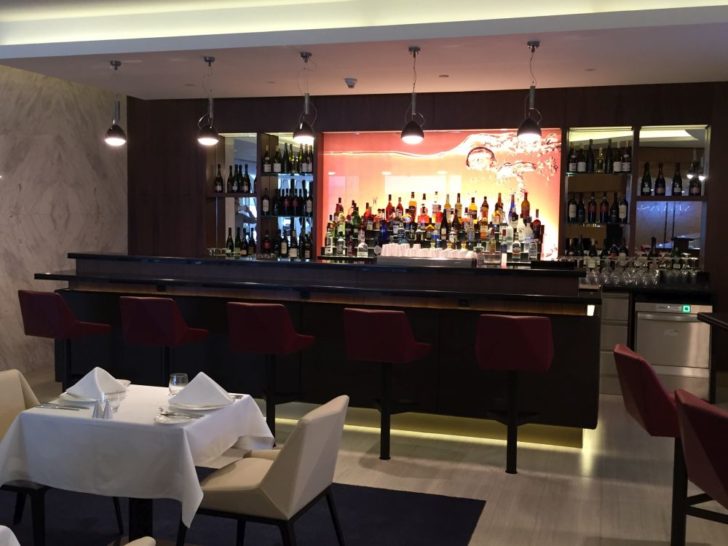 Etihad First Class lounge restaurant bar