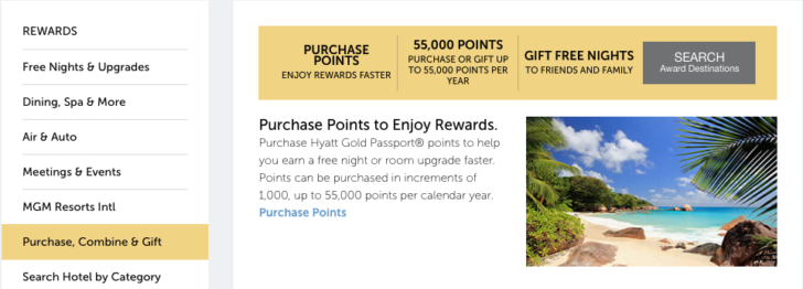 Hyatt buy points 2