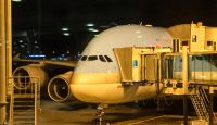 an airplane at an airport