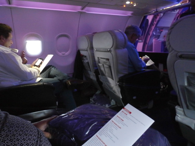 Virgin America First Class - Seating