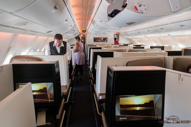 Etihad A380 Business Class