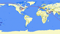 a map of the world