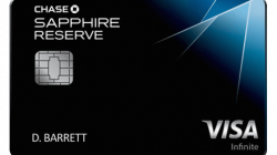 a black and blue credit card