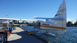 a plane on the water