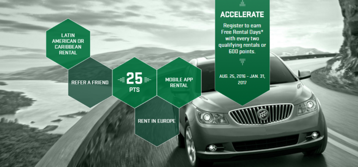 National Car Rental 123 promotion