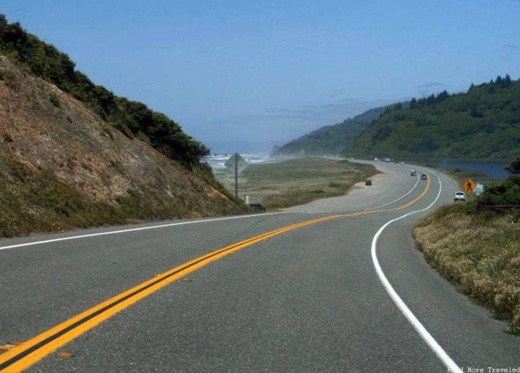 Highway 101 Approaching Redwood National Park