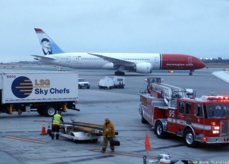 Norwegian Air 787 at LAX