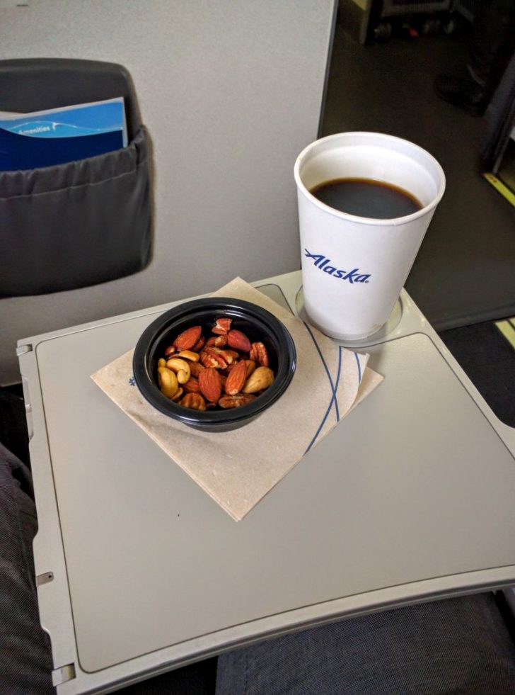 Alaska Airlines First Class 