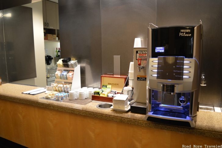 Mid-club coffee/tea station