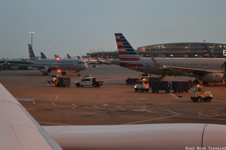 AA Tail Parade at DFW