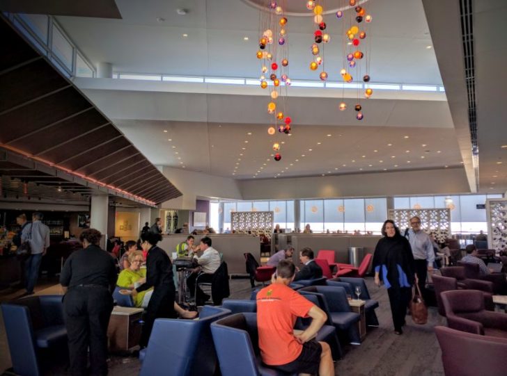 Delta Sky club Atlanta concourse B sitting area