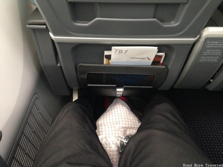 American Airlines Premium Economy legroom