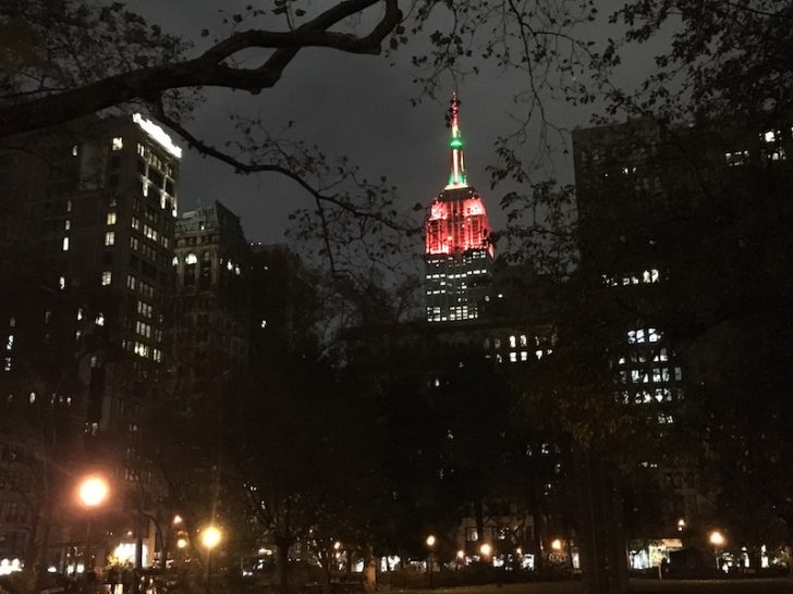 The New York Edition - nighttime exterior