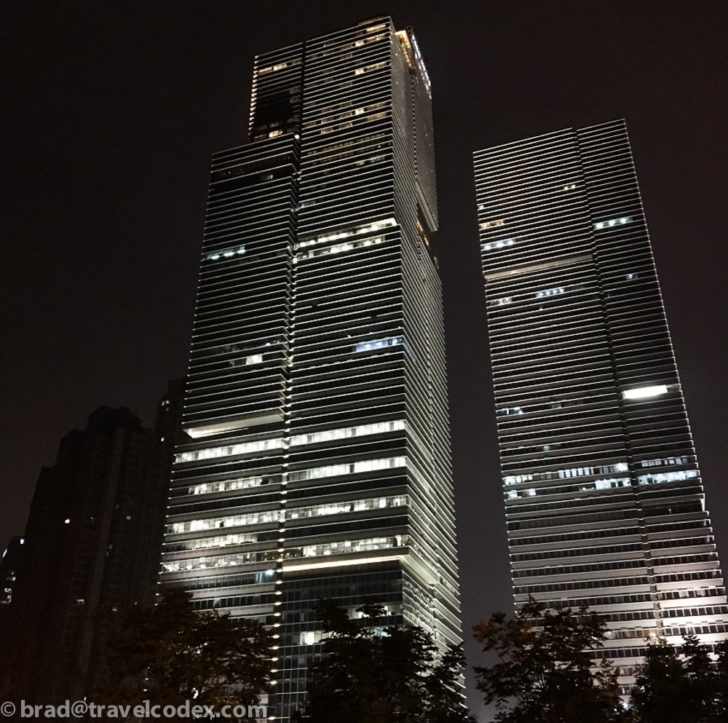 Park Hyatt Hangzhou tower night