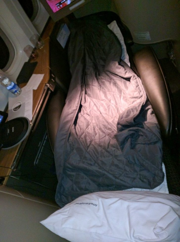 american airlines first class bed