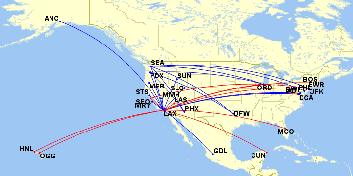 The full list of the 45 codeshare routes to be impacted 