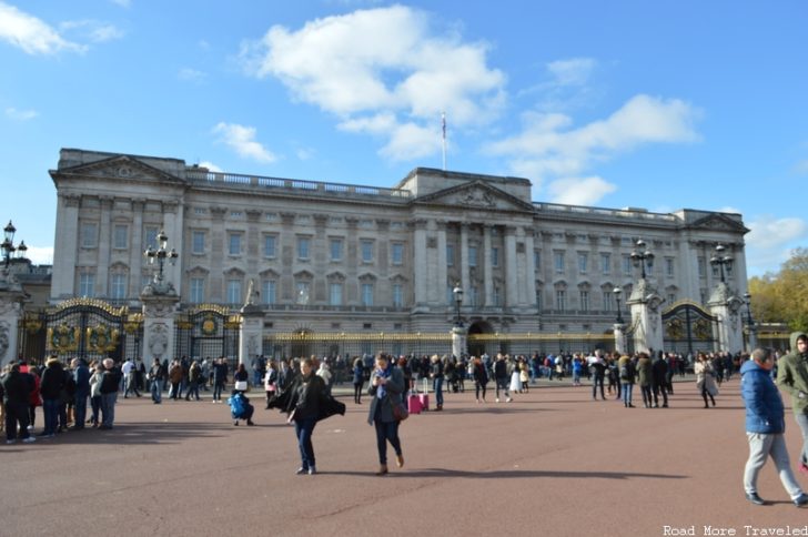 Buckingham Palace on a Sunny Sunday