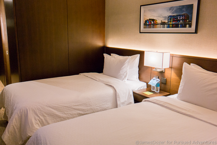 two beds in a room