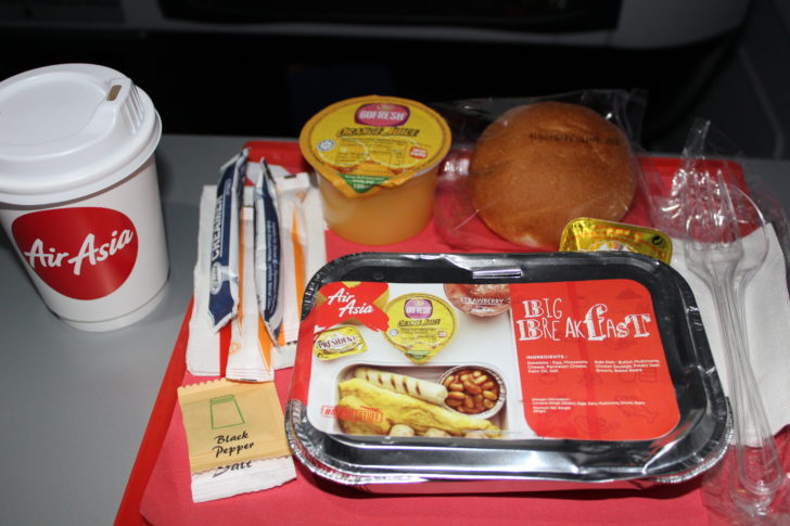 food on a table