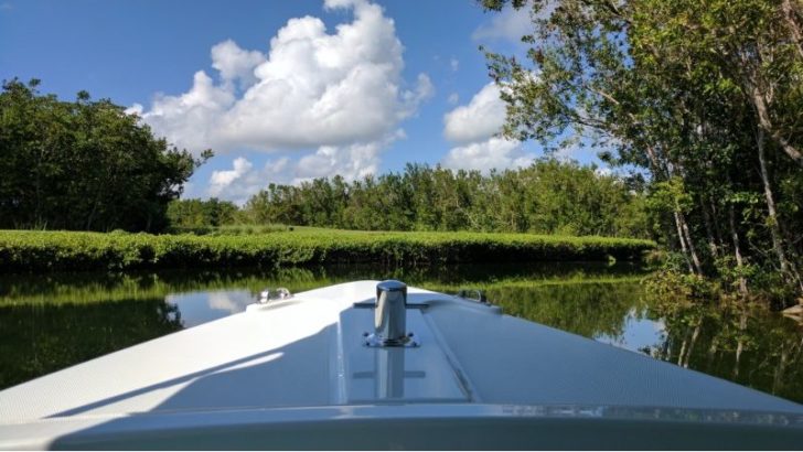 a boat on the water