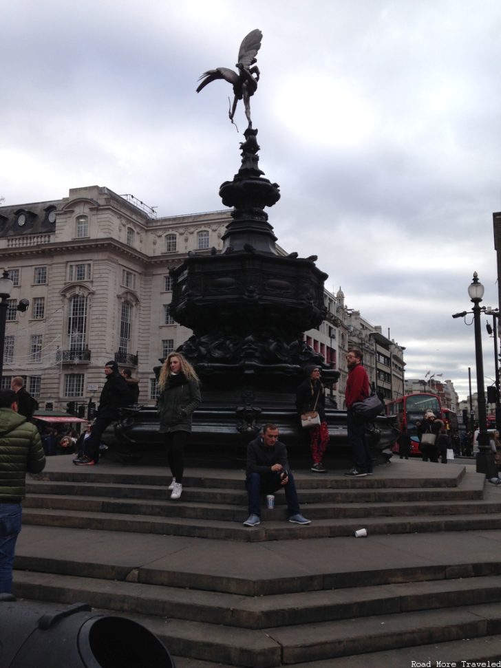 Statue in Piccadilly Circus