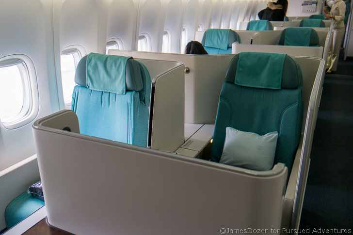 Korean Air 747-8 Business Class