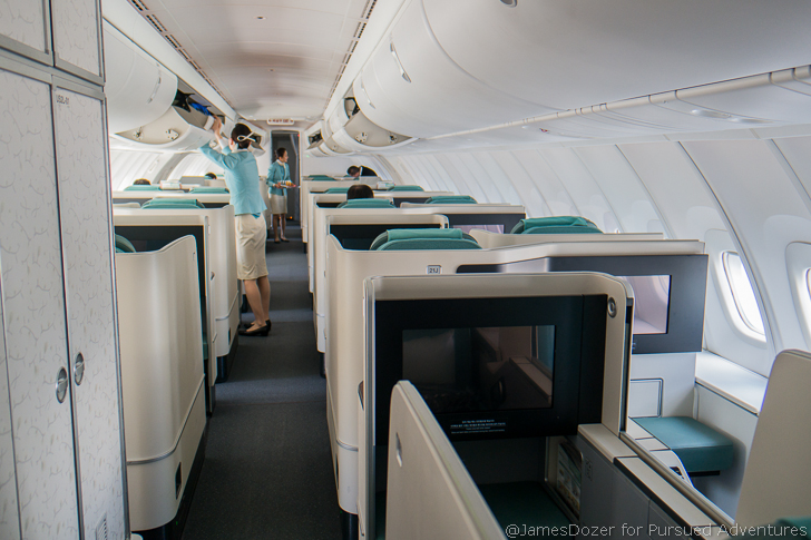 Review: Korean Air 747-8 Business Class (First Class Seat, HKG-ICN) - Young  Travelers of Hong Kong