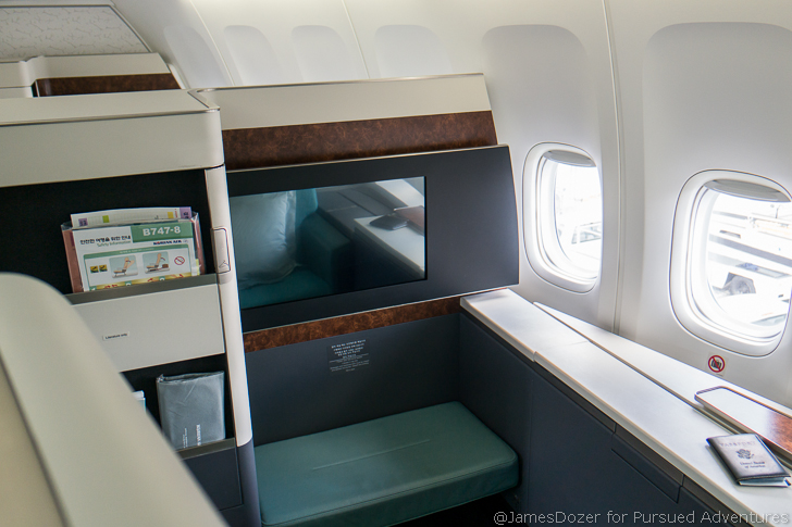 Review: Korean Air 747-8 Business Class (First Class Seat, HKG-ICN) - Young  Travelers of Hong Kong