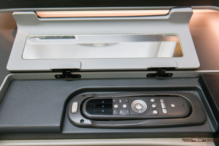 a remote control in a case