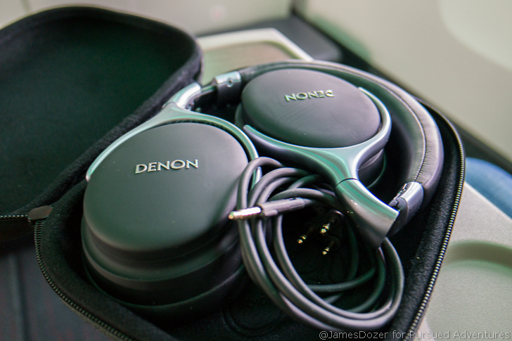 Turkish Airlines Business Class Denon headphones