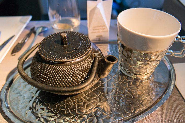 Turkish Airlines Business Class tea service