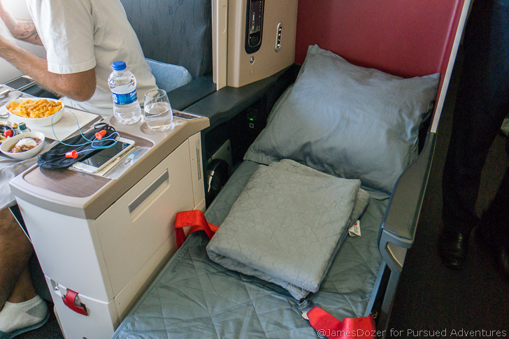 Turkish Airlines Business Class turn-down service