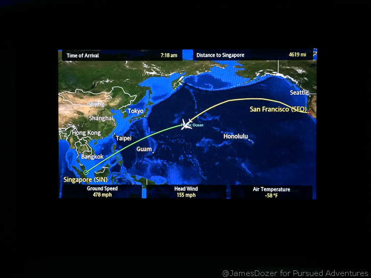 a map of the world with a plane