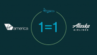 a logo of an airplane and an airplane equal to one