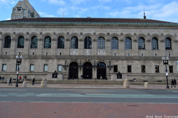 Boston Public Library - close-up