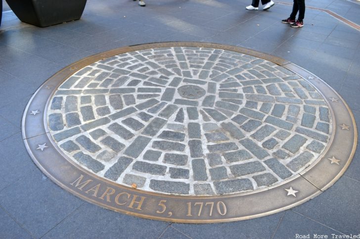 Exploring Boston - Boston Massacre plaque