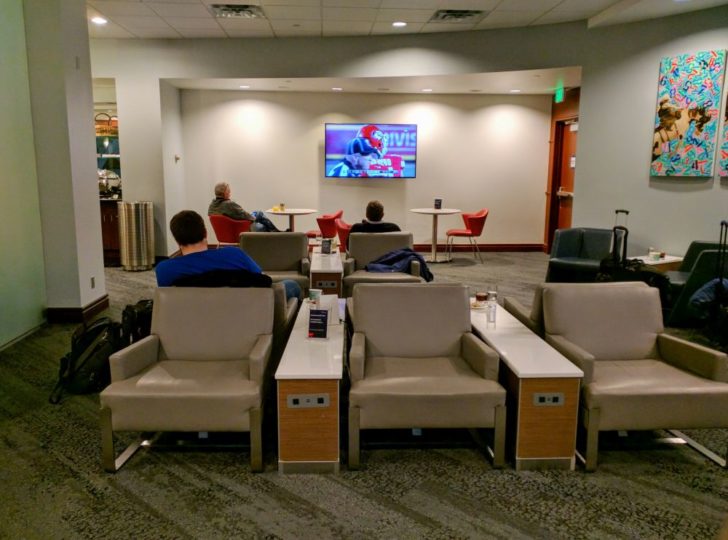 Denver Sky Club tv room