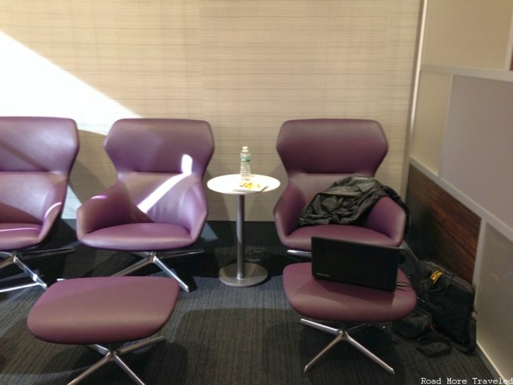 The Lounge at BOS - lounging chairs