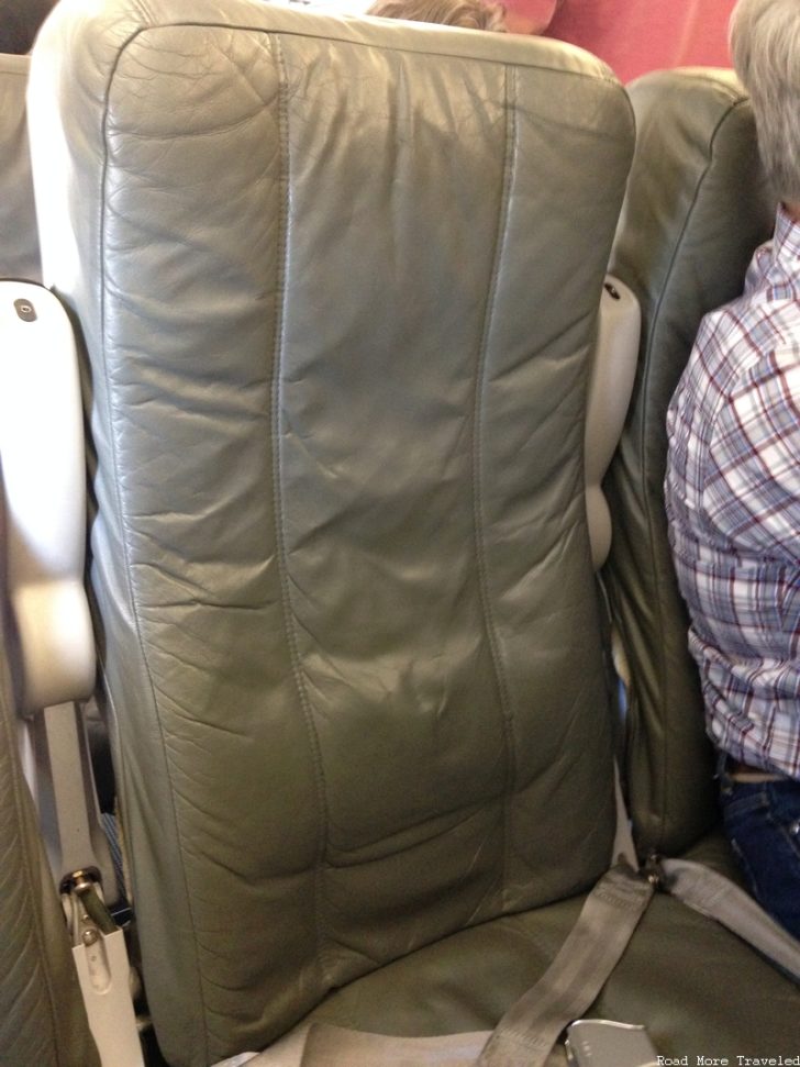 jetBlue Economy Class - leather seat