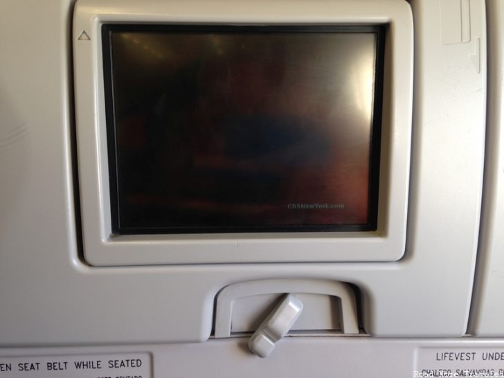 jetBlue Economy Class - in-seat screen