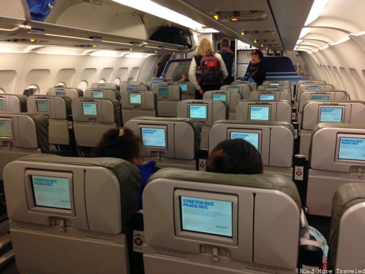 jetBlue Economy Class - seating configuration